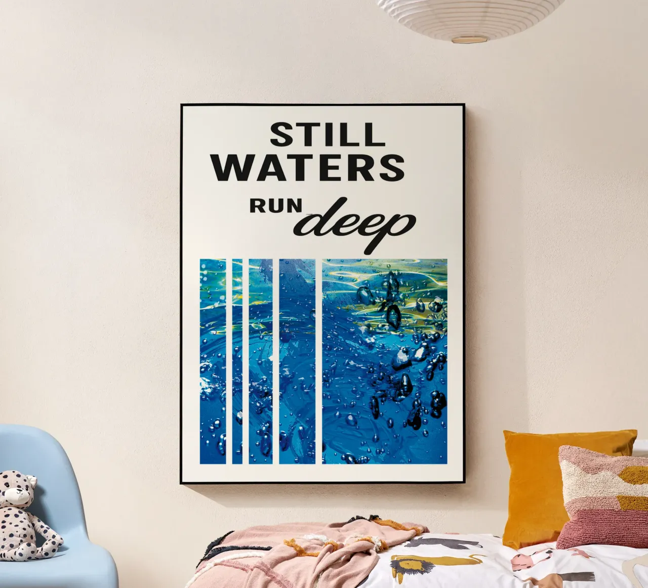 STILL WATERS RUN DEEP plexiglass da Vintage Van Gogh