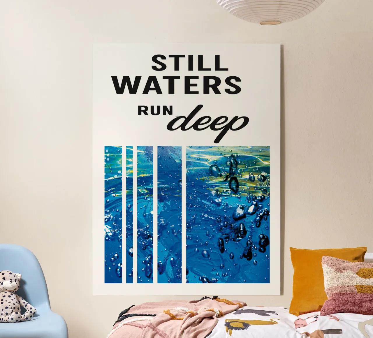 STILL WATERS RUN DEEP plexiglass da Vintage Van Gogh