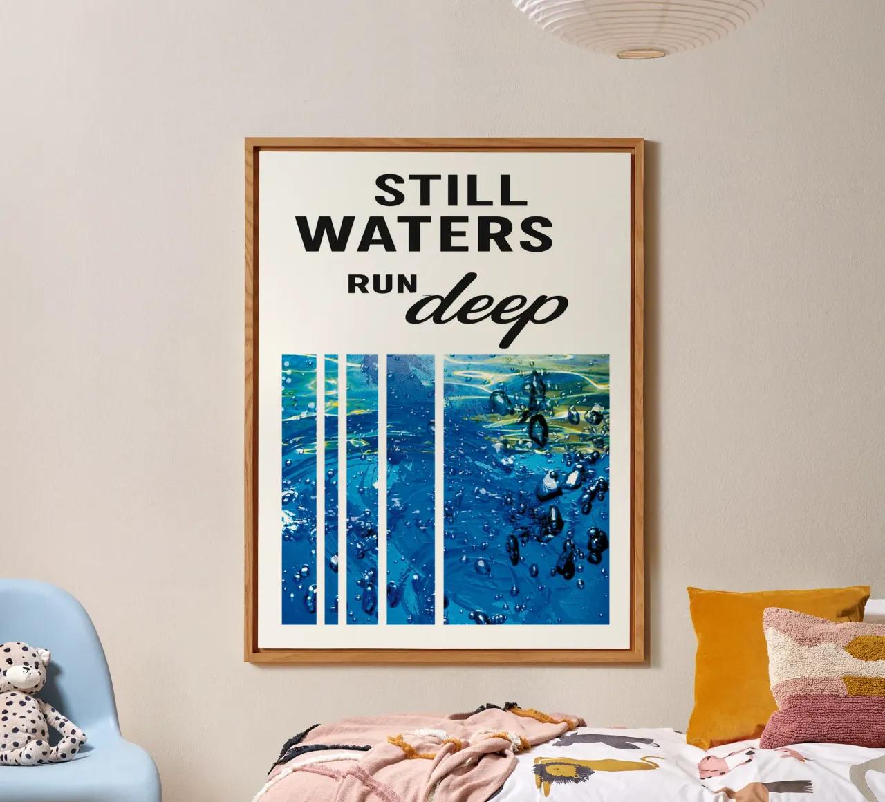 STILL WATERS RUN DEEP alluminio dibond da Vintage Van Gogh