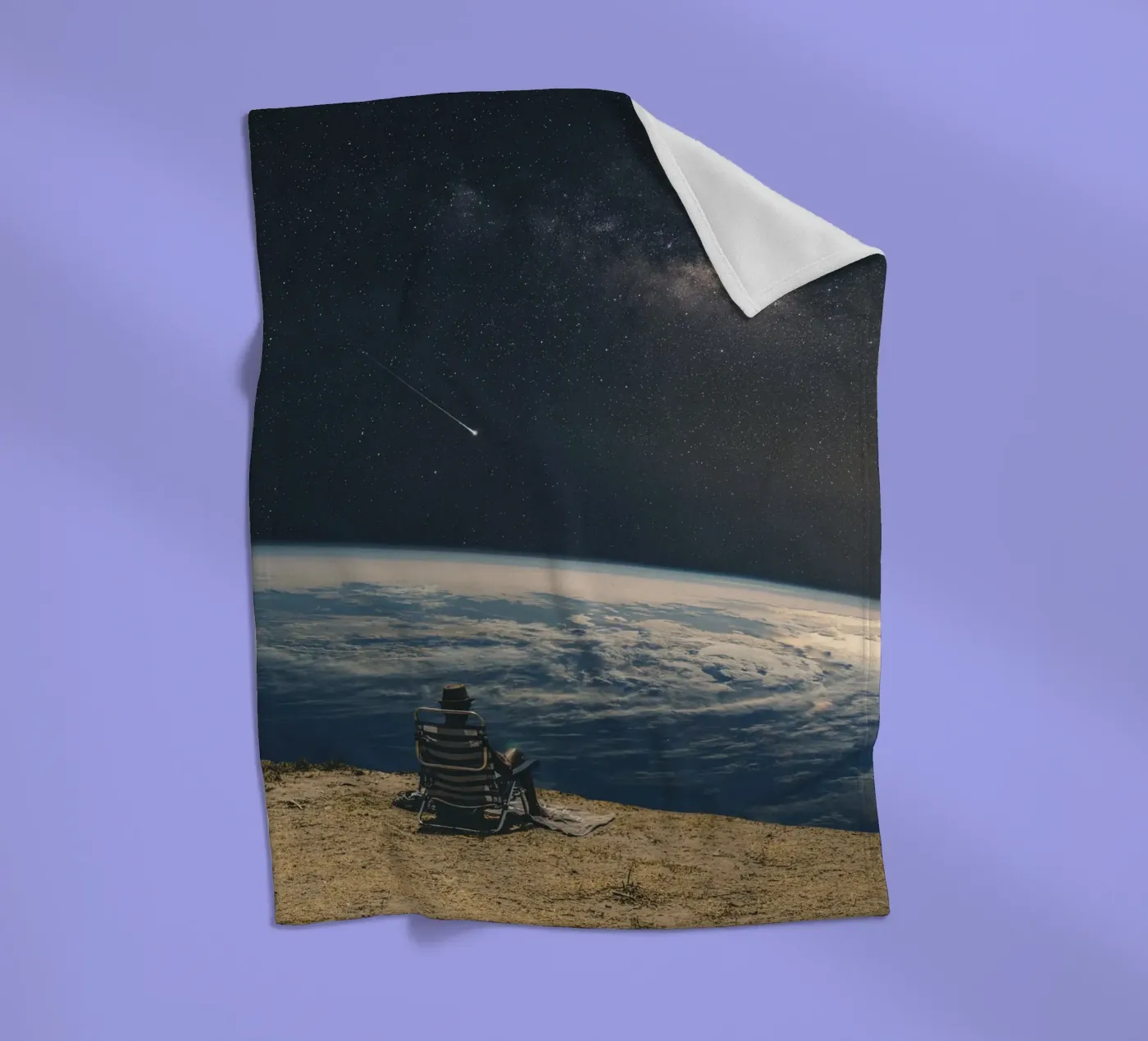 Outsider Fleecedecke von Dapidoka