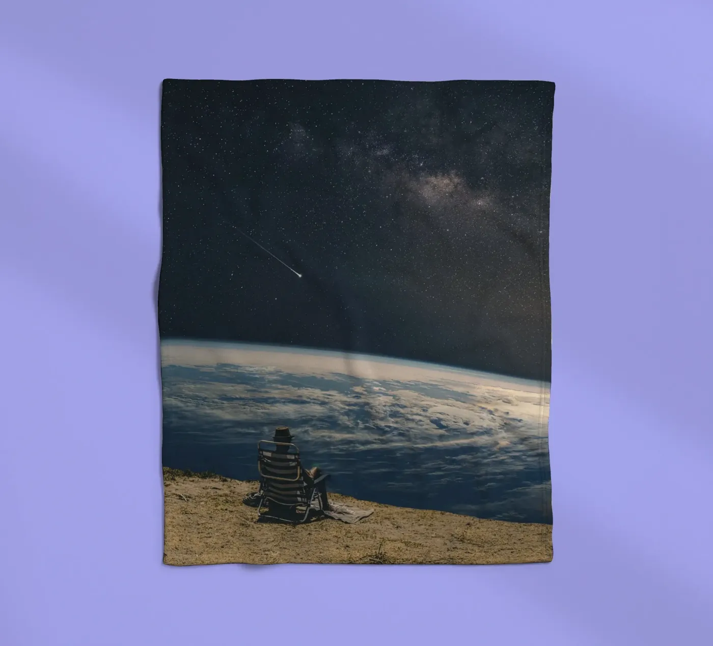 Outsider Fleecedecke von Dapidoka