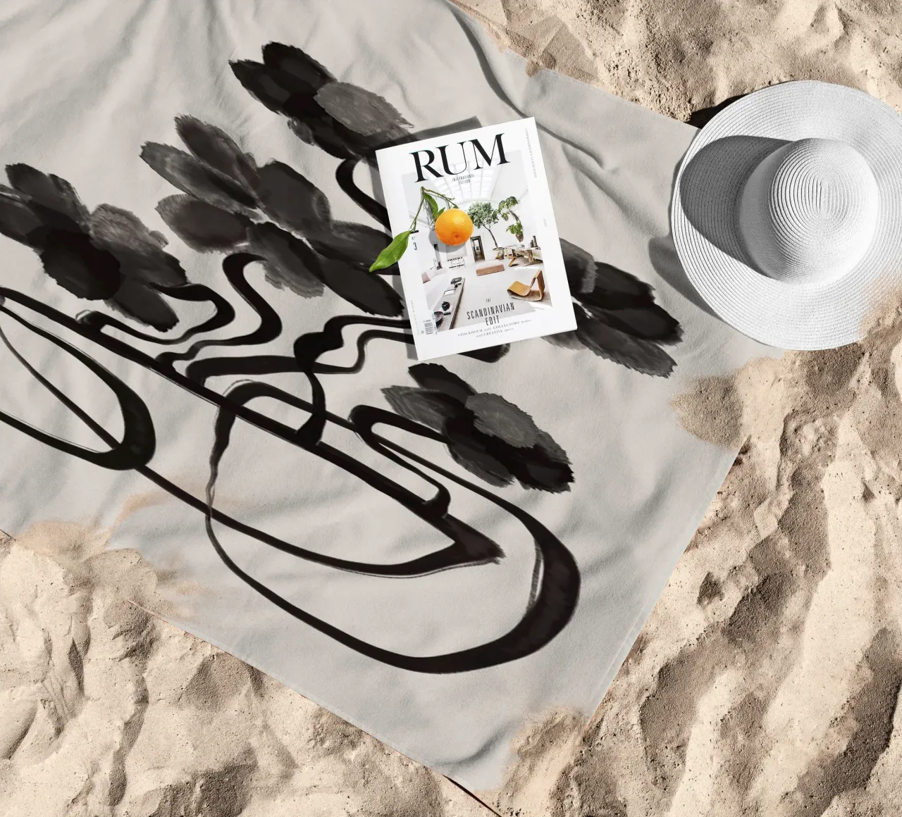 Gray Flowers telo mare da treechild