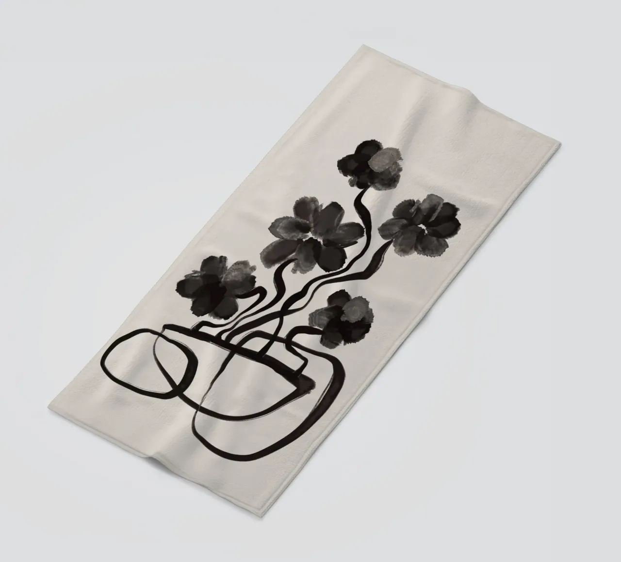 Gray Flowers telo mare da treechild