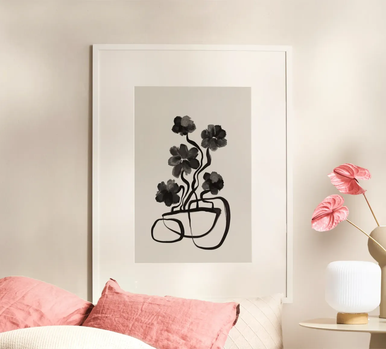 Gray Flowers poster da treechild