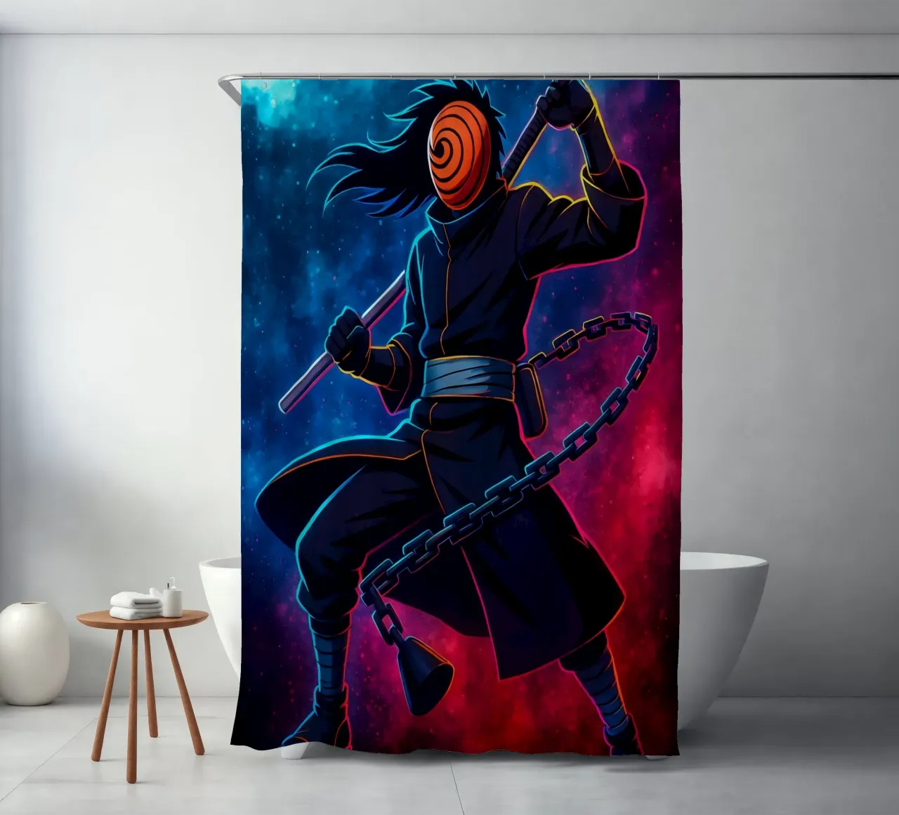 Soul Of Obito Uchiha Duschvorhang von DGSoulheroes