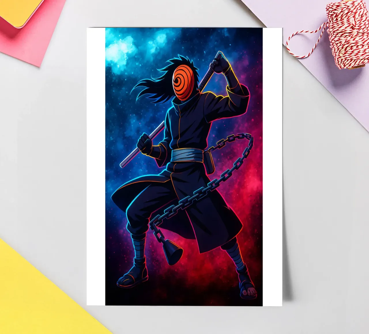 Soul Of Obito Uchiha foglio adesivo da DGSoulheroes