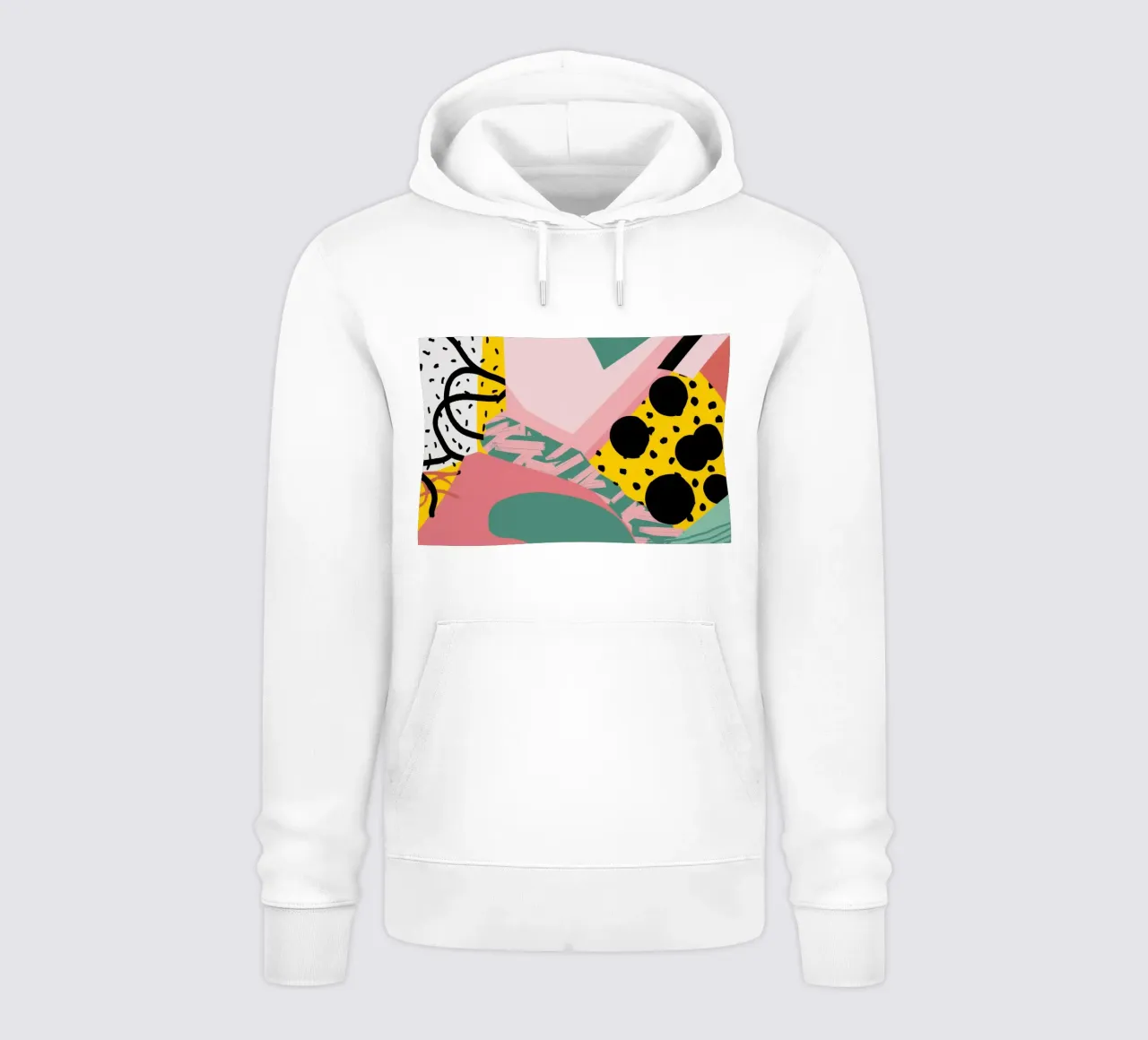 Collage di forme strutturate felpa con cappuccio da Frosh Pallete