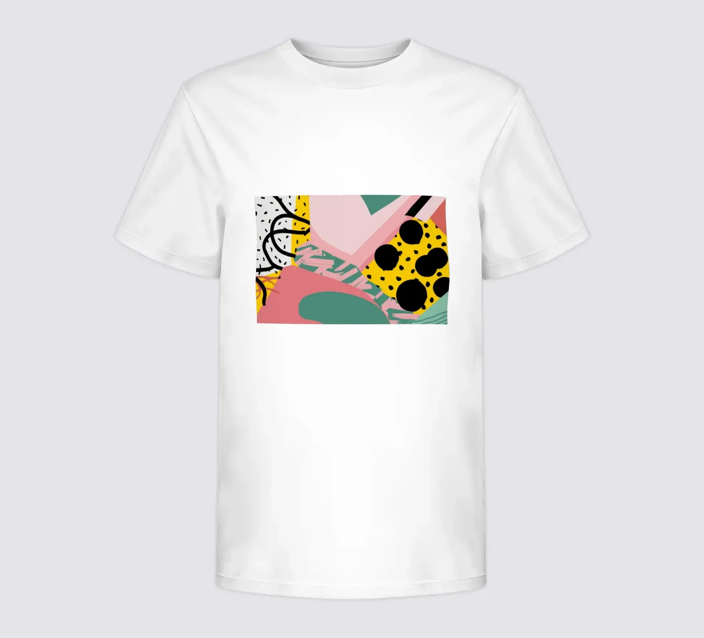 Gestructureerde vorm collage kinder t-shirt van Frosh Pallete