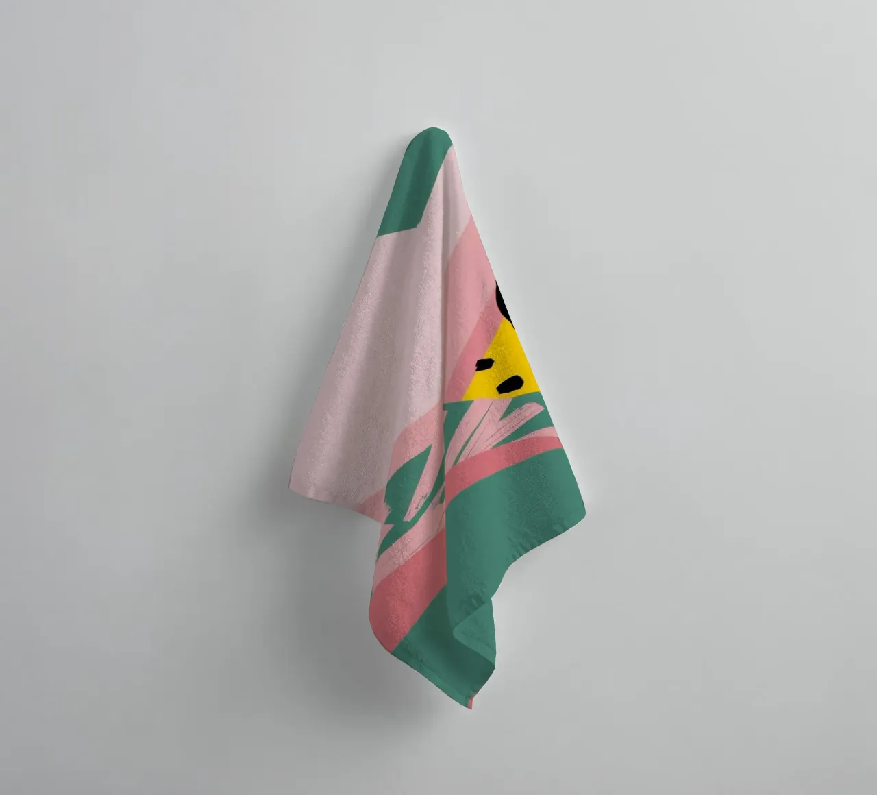 Gestructureerde vorm collage badhanddoek van Frosh Pallete