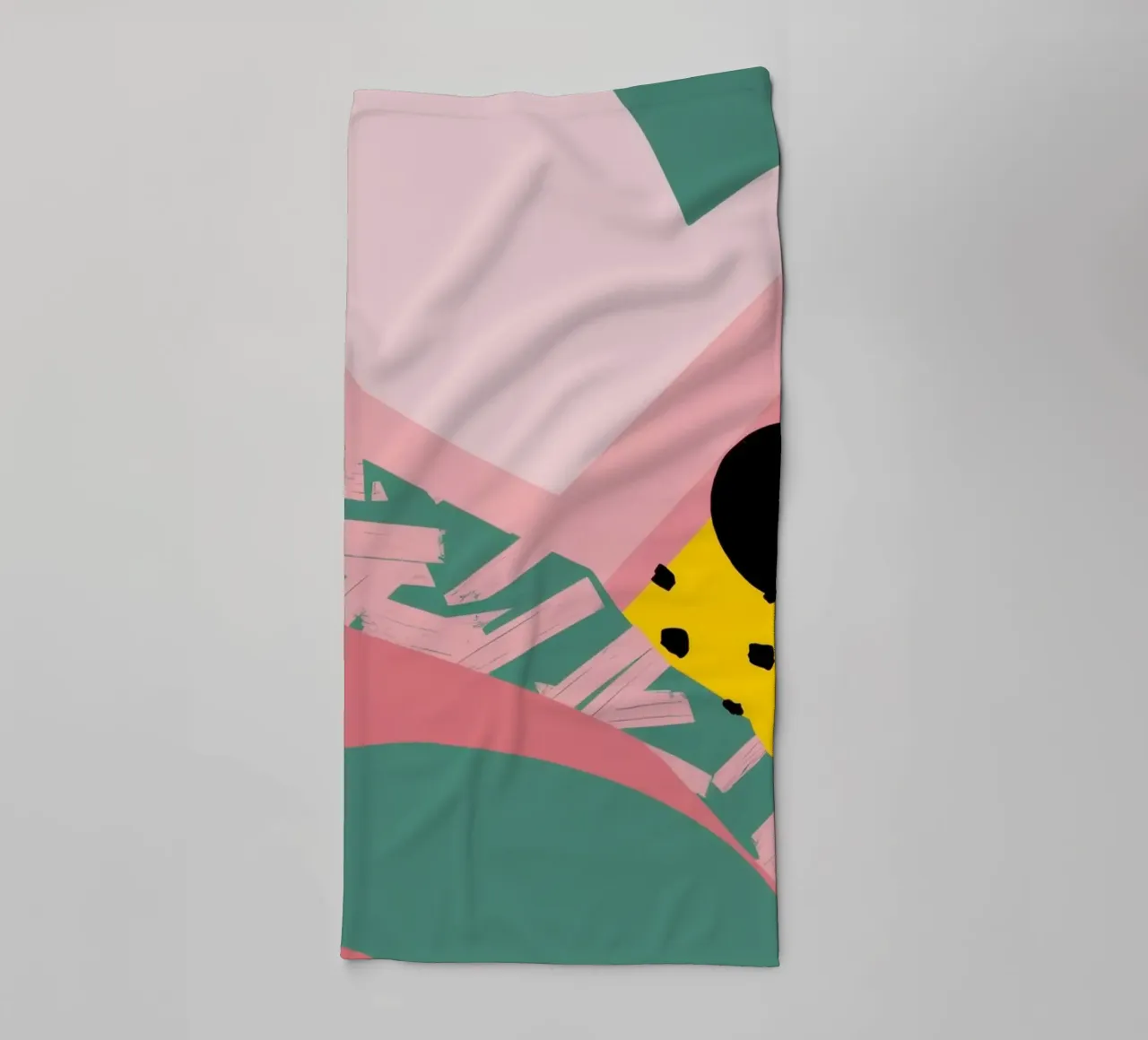 Gestructureerde vorm collage badhanddoek van Frosh Pallete