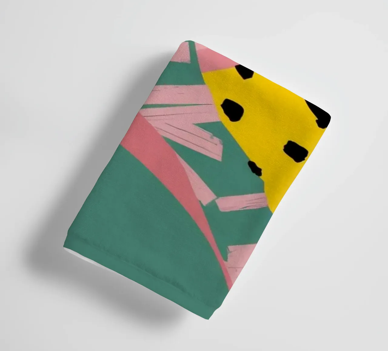 Gestructureerde vorm collage badhanddoek van Frosh Pallete