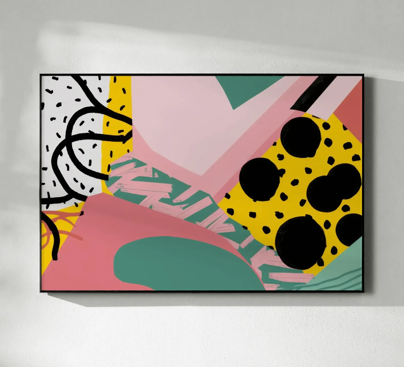 Textured Shape Collage plexiglass da Frosh Pallete