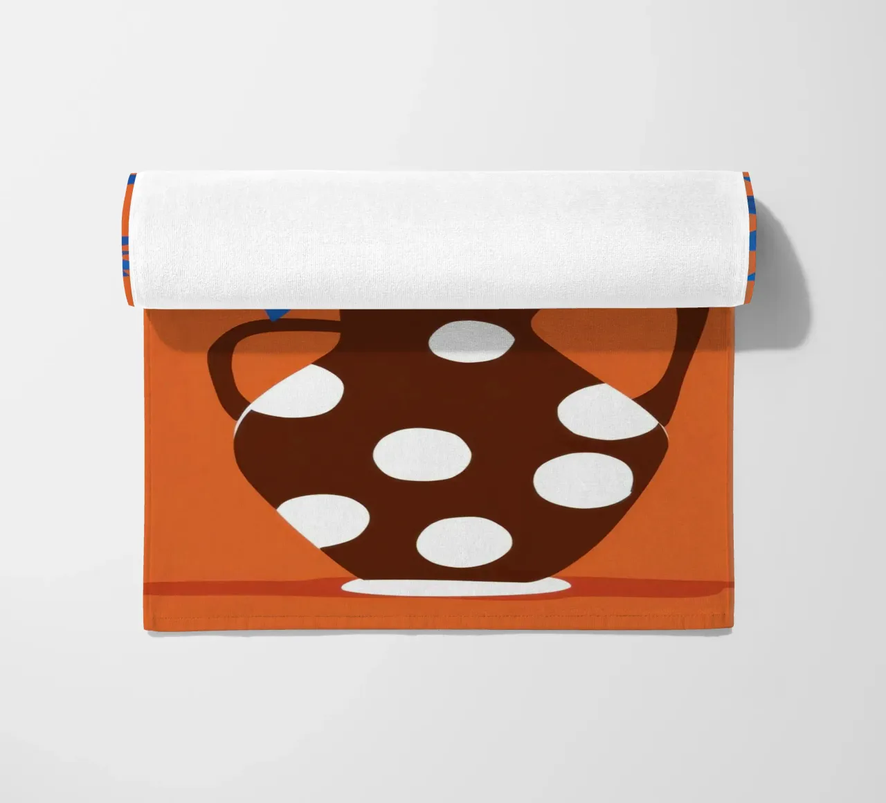 Polka Dot Daisies beach towel by Frosh Pallete