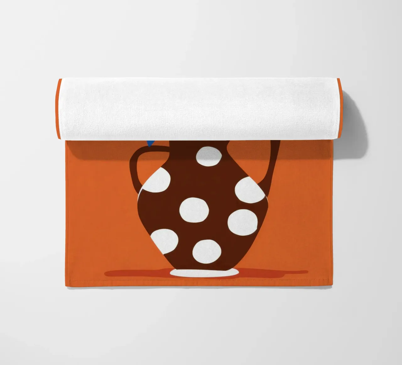 Polka Dot Daisies beach towel by Frosh Pallete