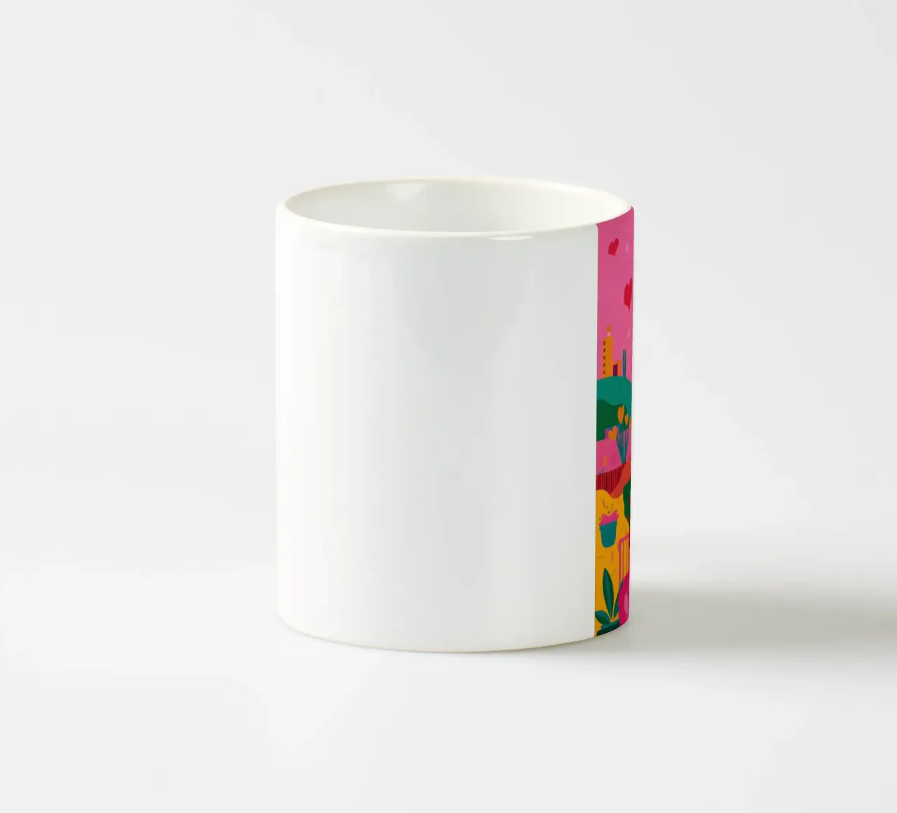 Paesaggio d'amore tazza in ceramica da Line Fable