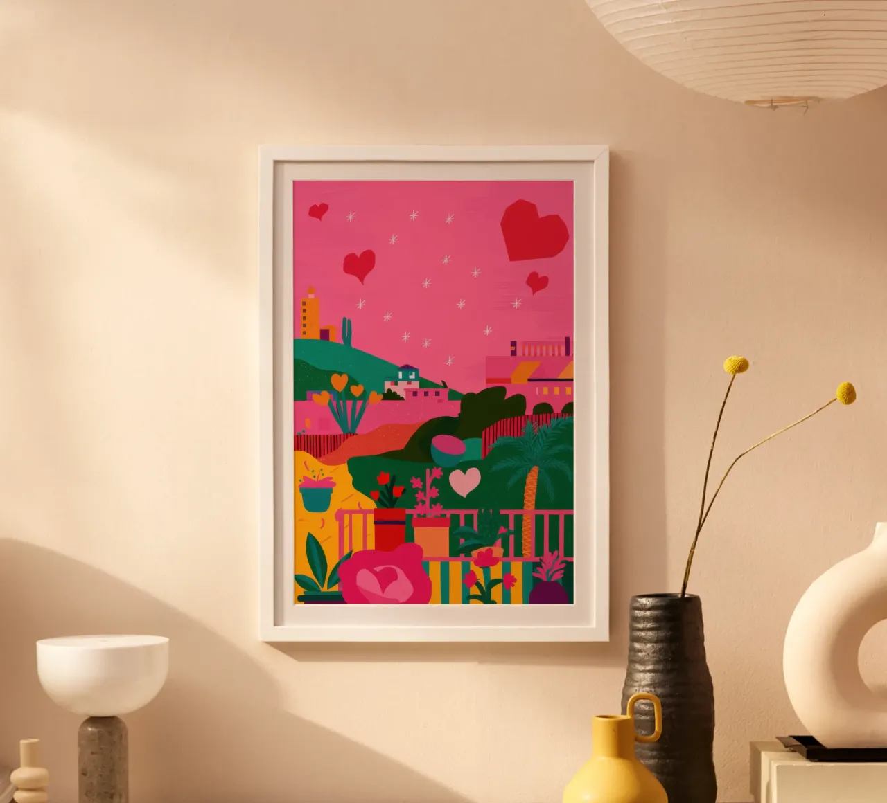 Paesaggio d'amore poster da Line Fable