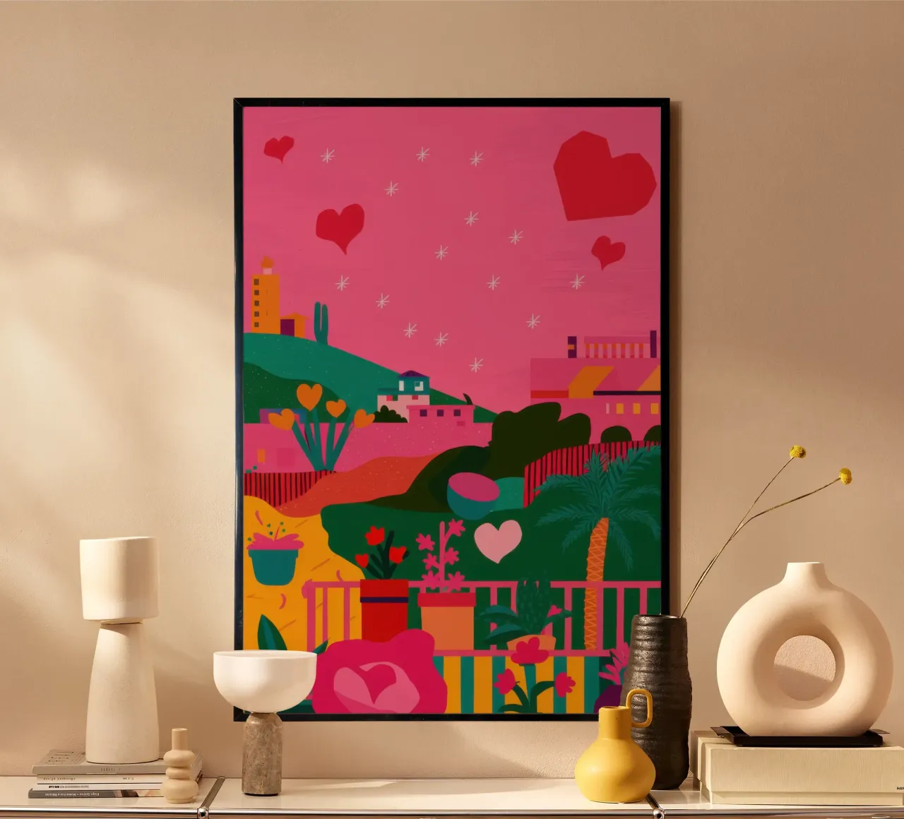 Paesaggio d'amore poster da Line Fable
