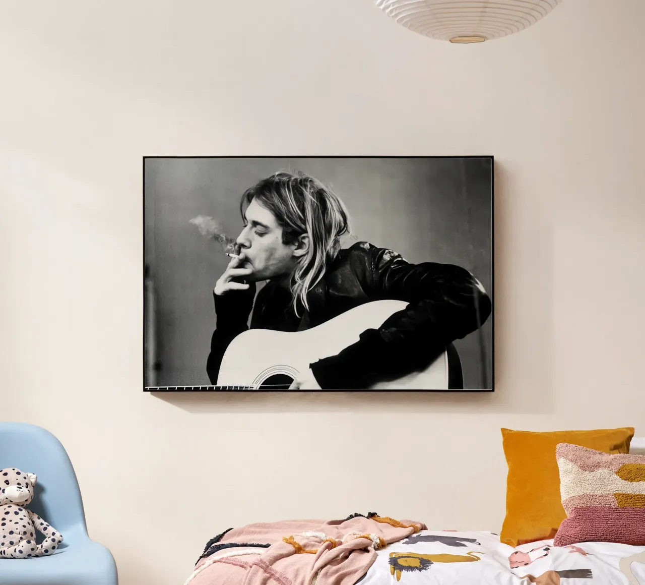 Uomini con chitarra plexiglass da charles loy