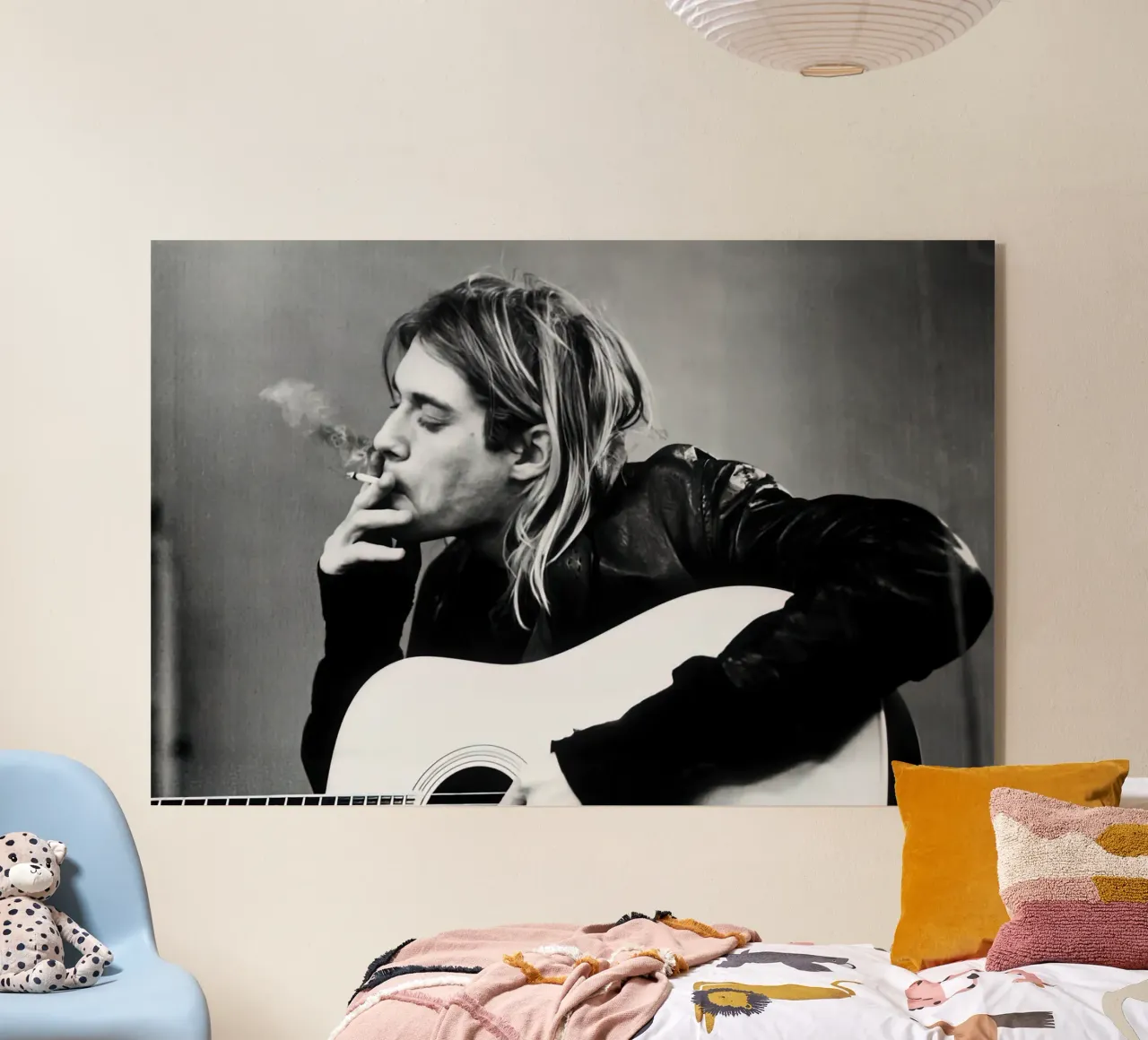 Uomini con chitarra plexiglass da charles loy