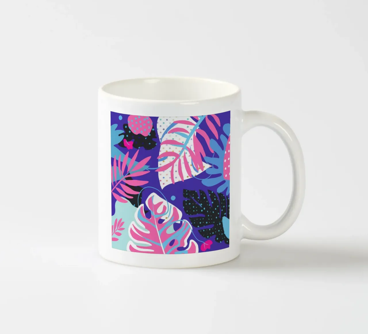 Neon Jungle Night ceramic mug by Frosh Pallete