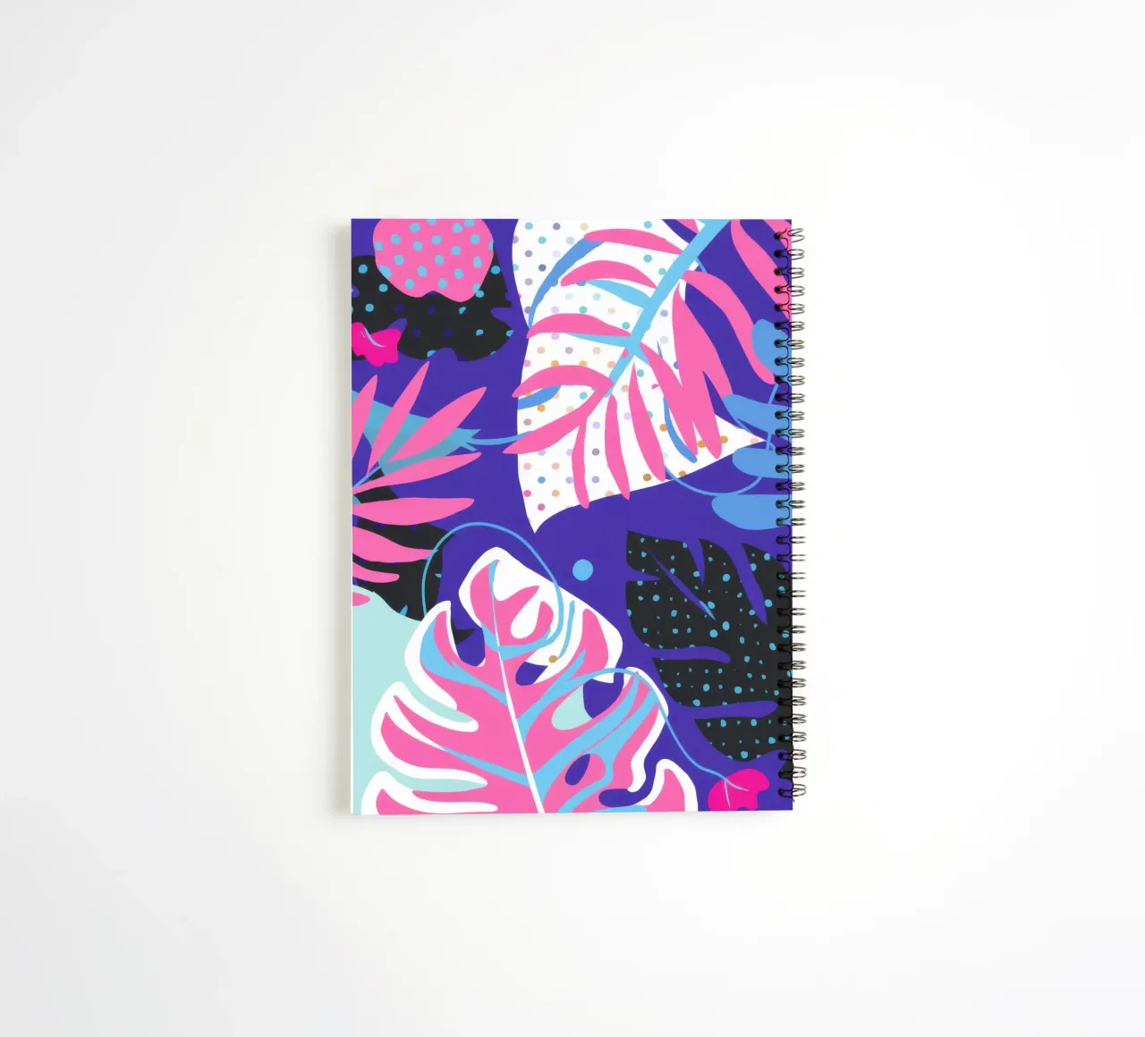 Neon Jungle Night spiral notebook by Frosh Pallete