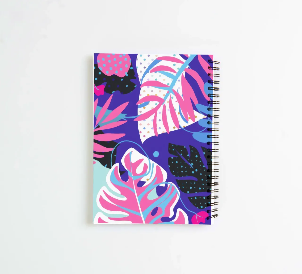 Neon Jungle Night spiral notebook by Frosh Pallete