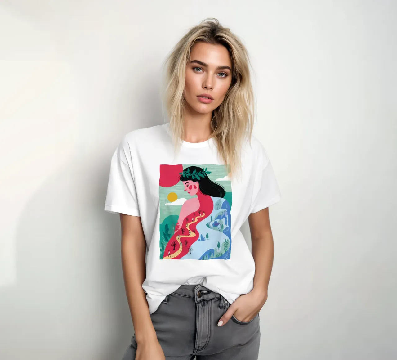 Goddess of Nature t-shirt by Frosh Pallete