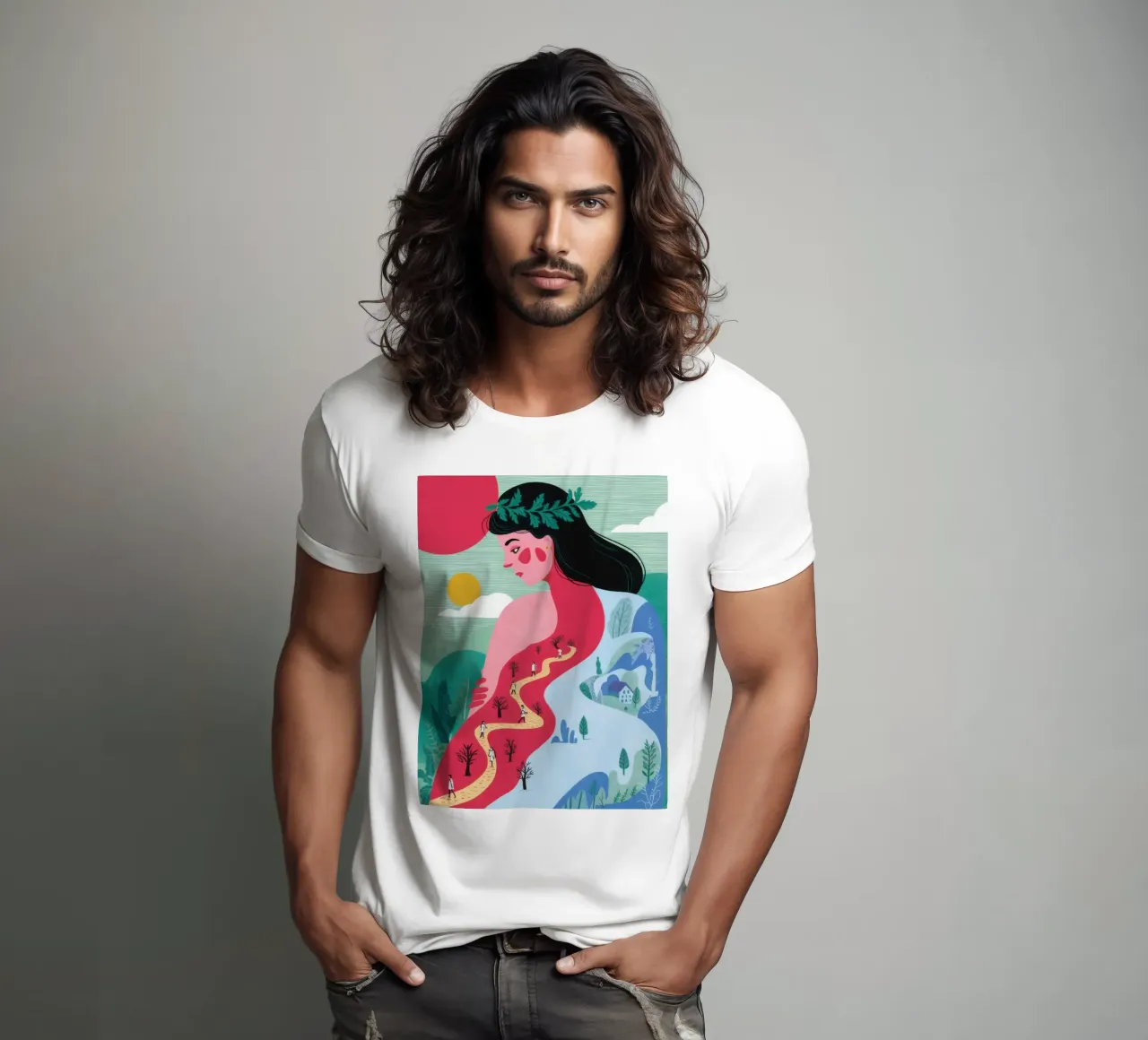 Goddess of Nature t-shirt by Frosh Pallete