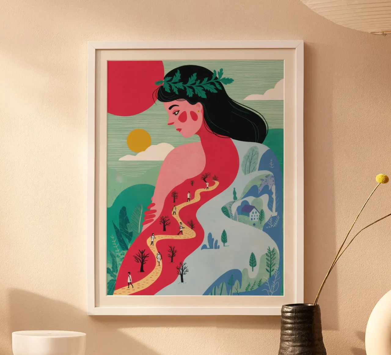 Dea della natura poster da Frosh Pallete