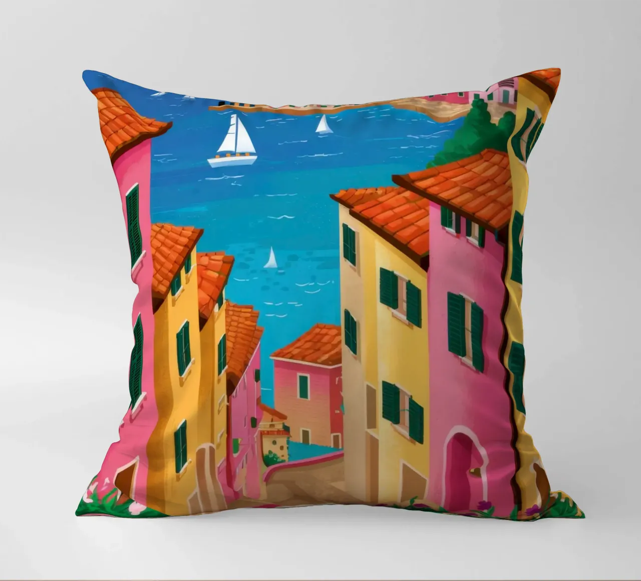 Coastal Village Splendor cuscino da Lunar Valentina