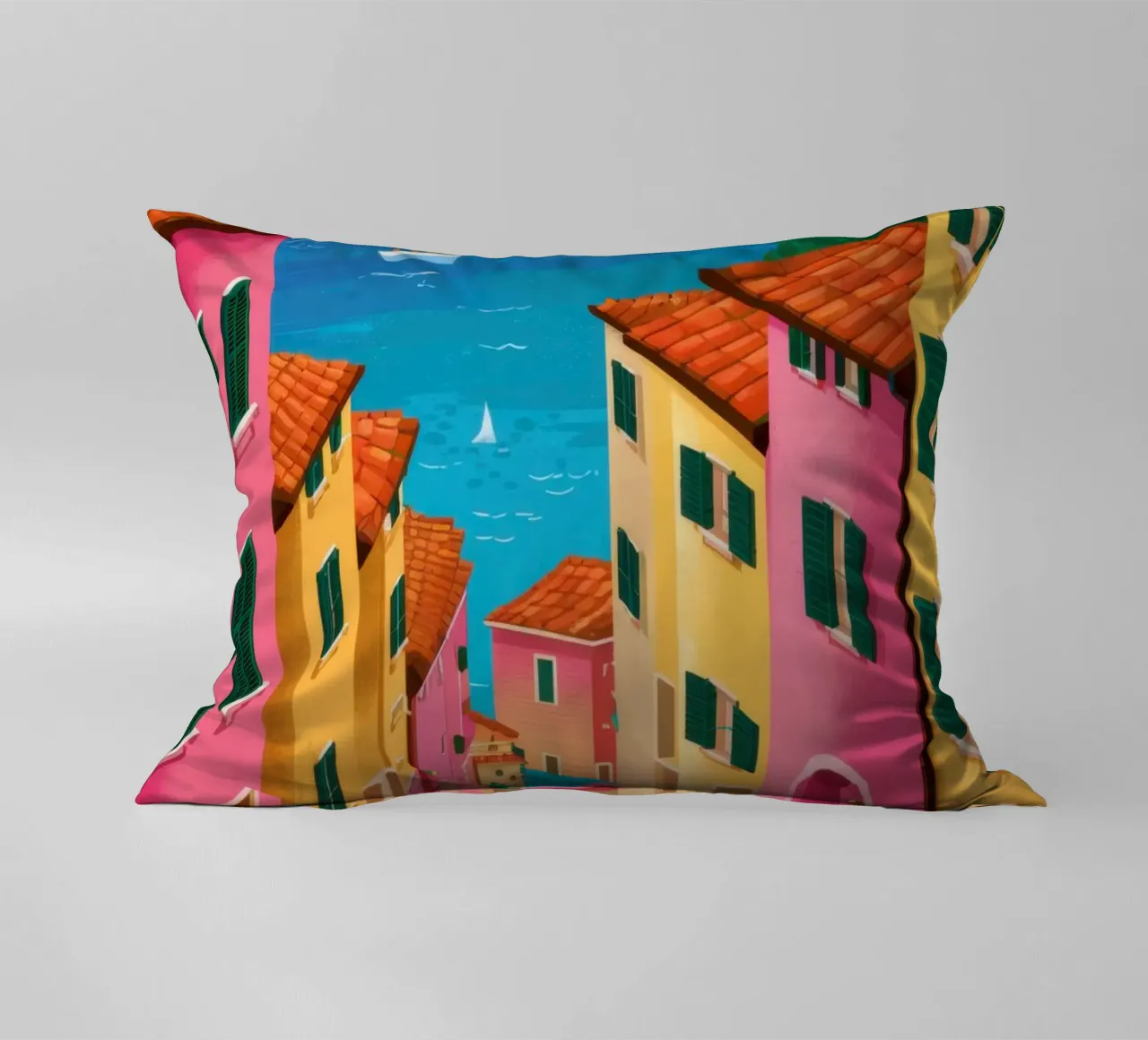Coastal Village Splendor cuscino da Lunar Valentina