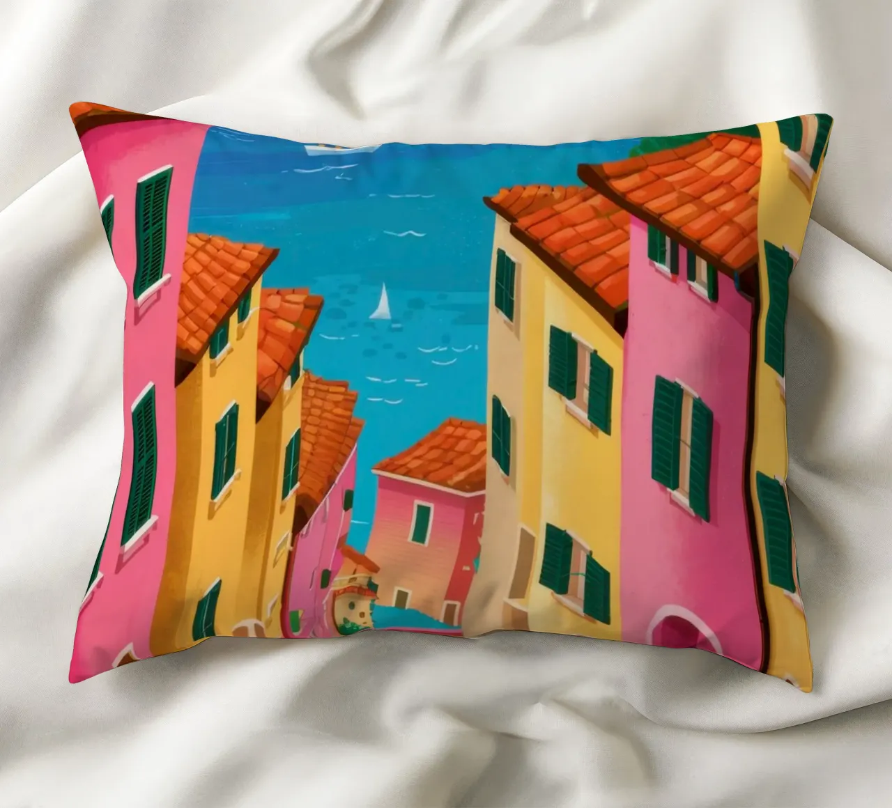 Coastal Village Splendor cuscino da Lunar Valentina