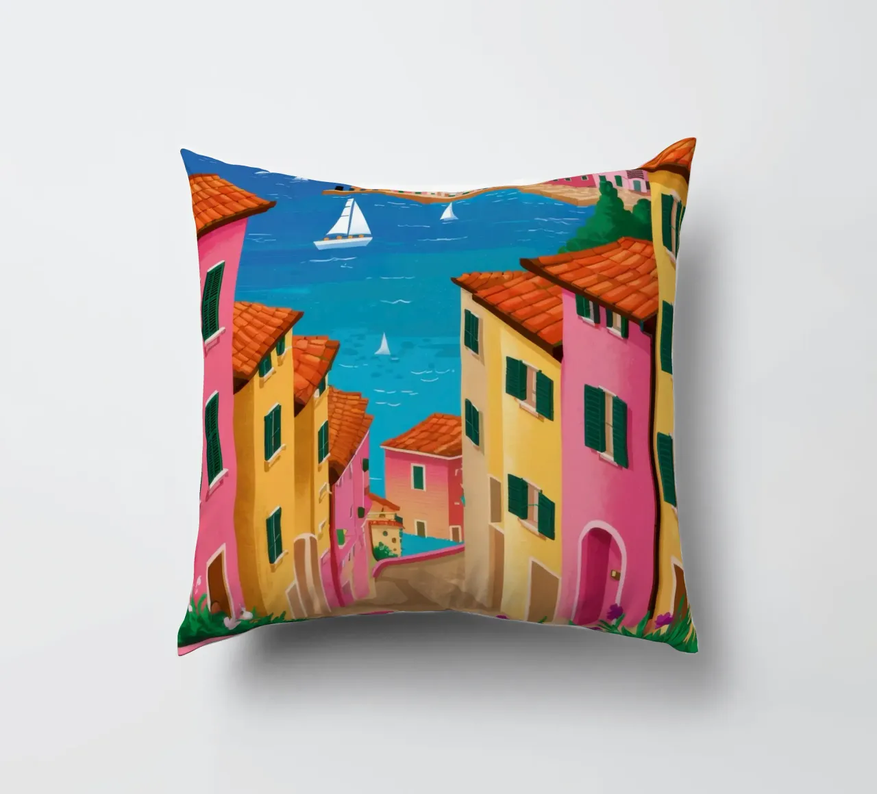 Coastal Village Splendor cuscino da Lunar Valentina