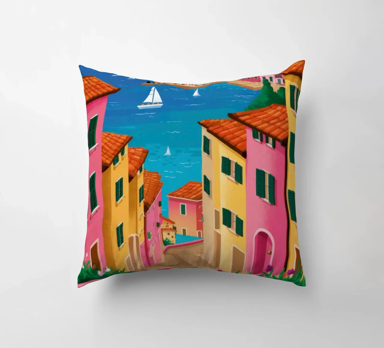 Coastal Village Splendor cuscino da Lunar Valentina