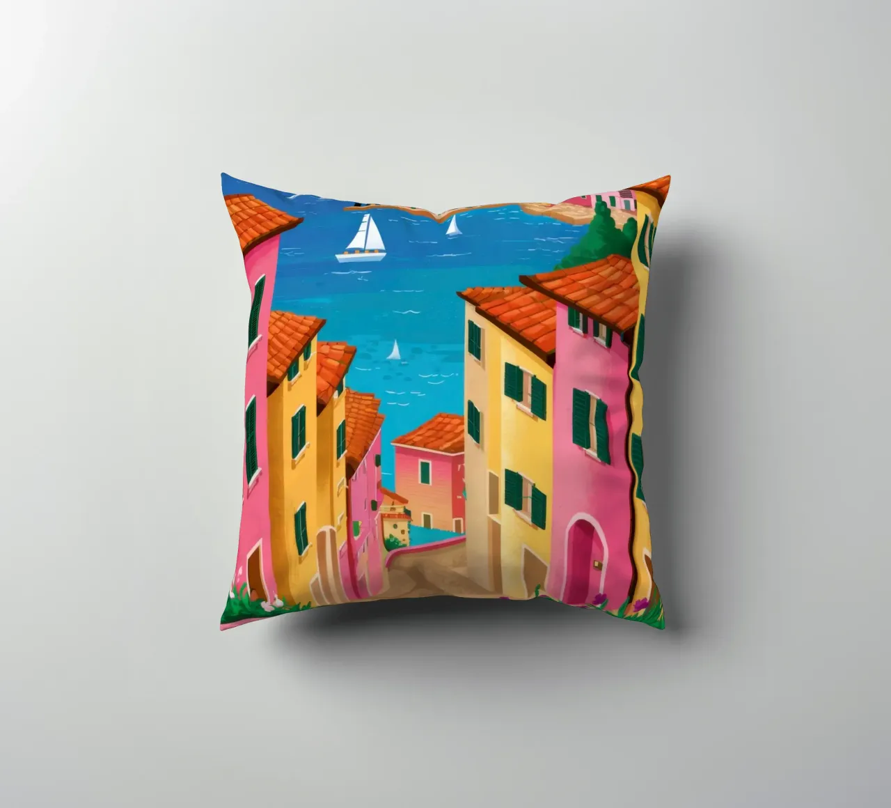 Coastal Village Splendor cuscino da Lunar Valentina