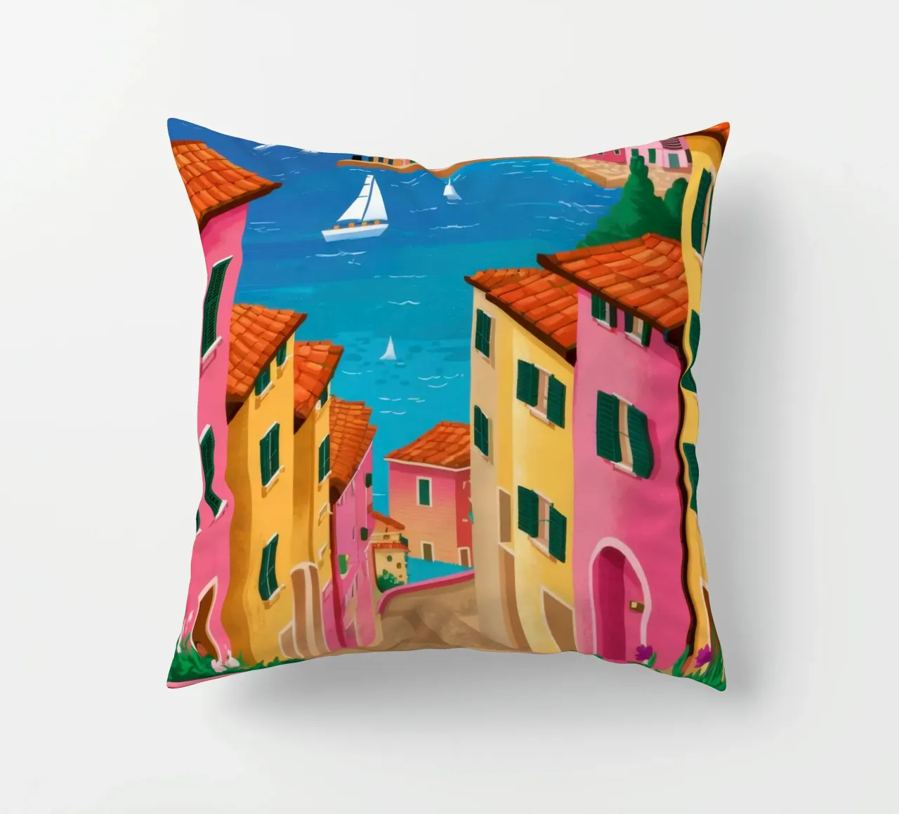 Coastal Village Splendor cuscino da Lunar Valentina