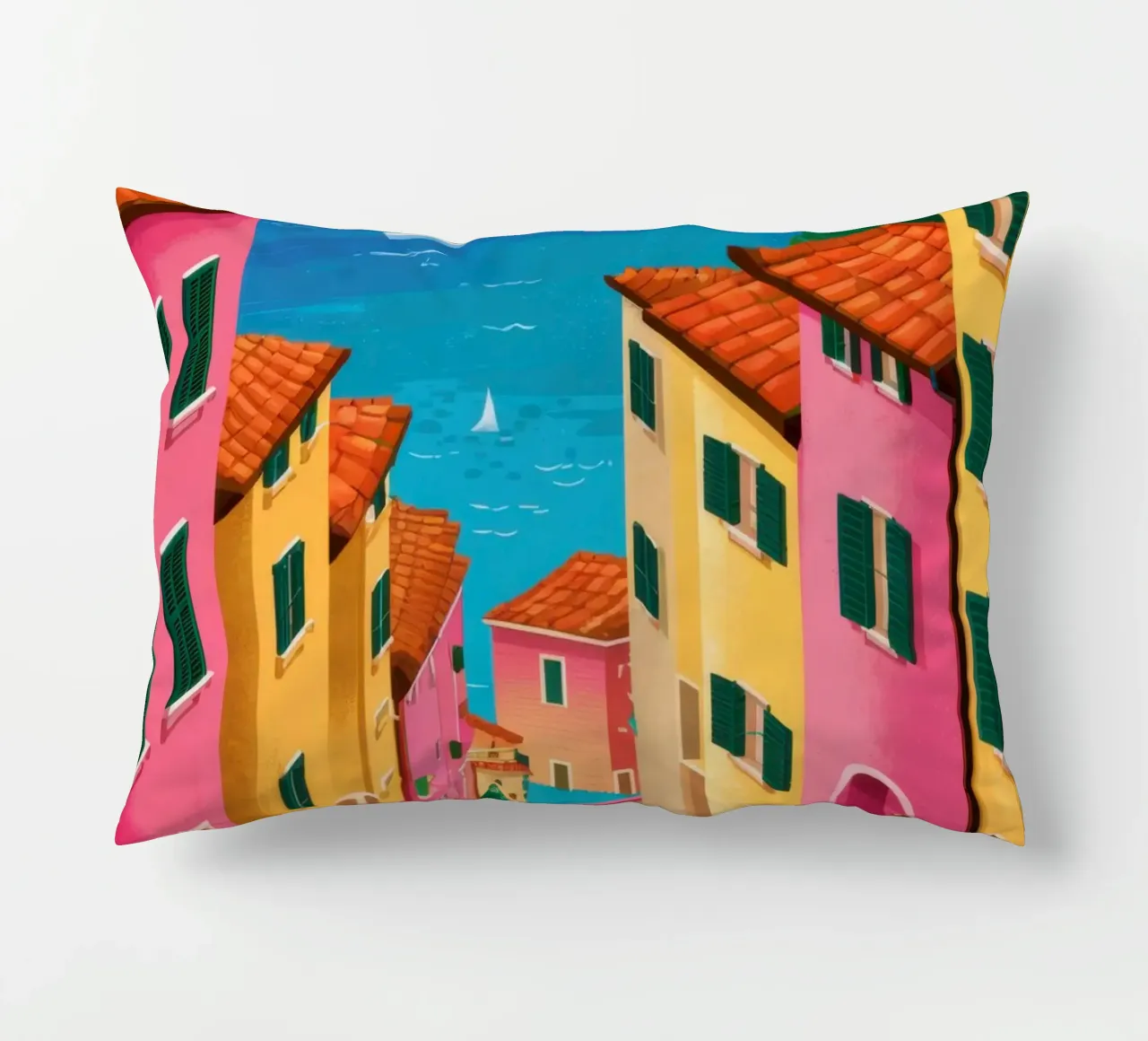Coastal Village Splendor cuscino da Lunar Valentina