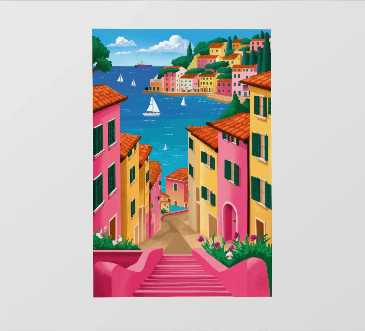 Coastal Village Splendor telo in pvc da Lunar Valentina