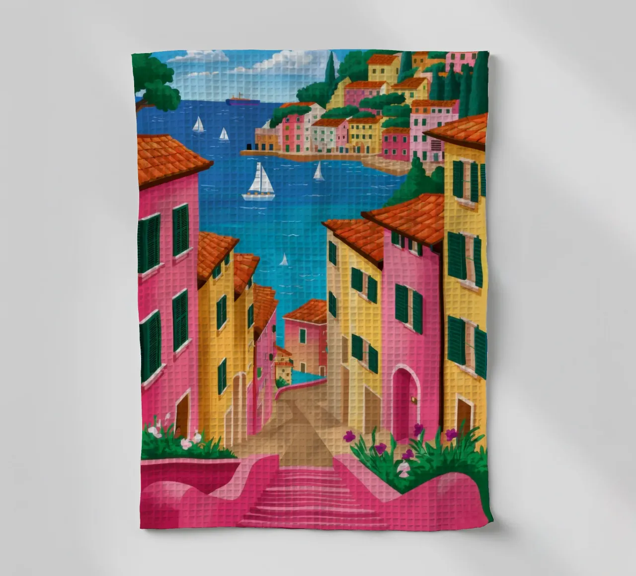 Coastal Village Splendor canovaccio da cucina da Lunar Valentina