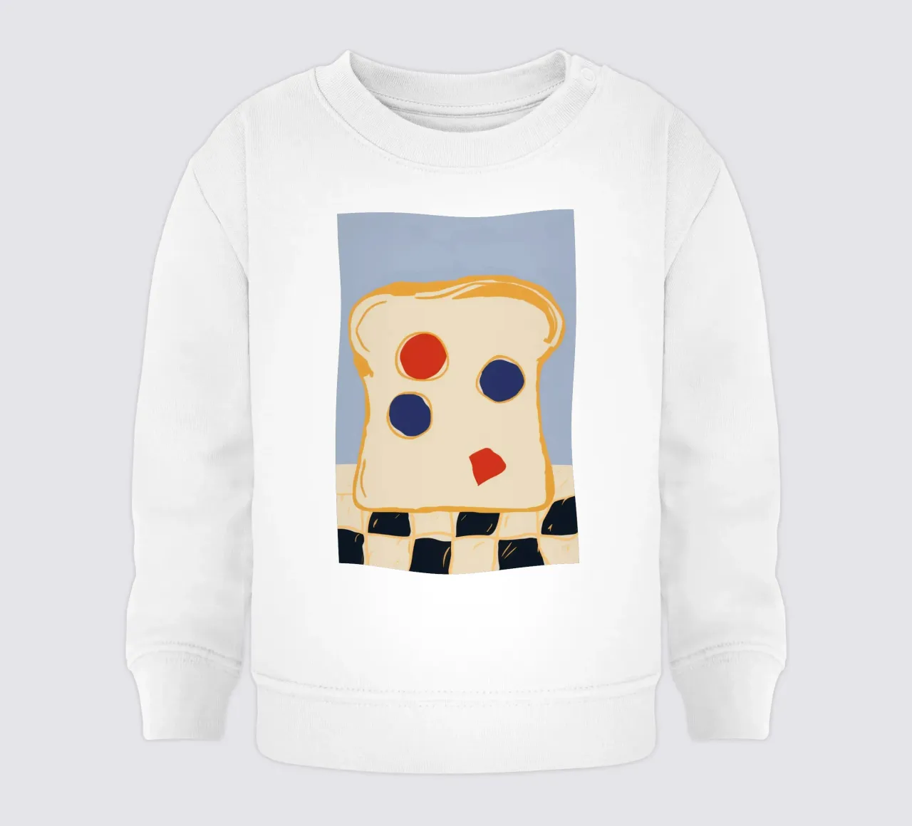 Toast artistico per la colazione felpa neonato da Frosh Pallete