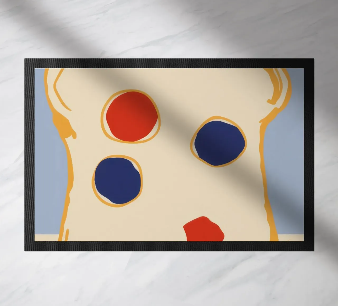Toast artistico per la colazione zerbino da Frosh Pallete