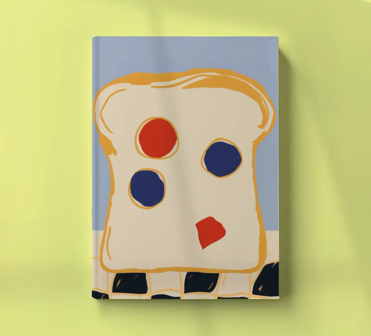 Artistic Breakfast Toast notebook by Frosh Pallete