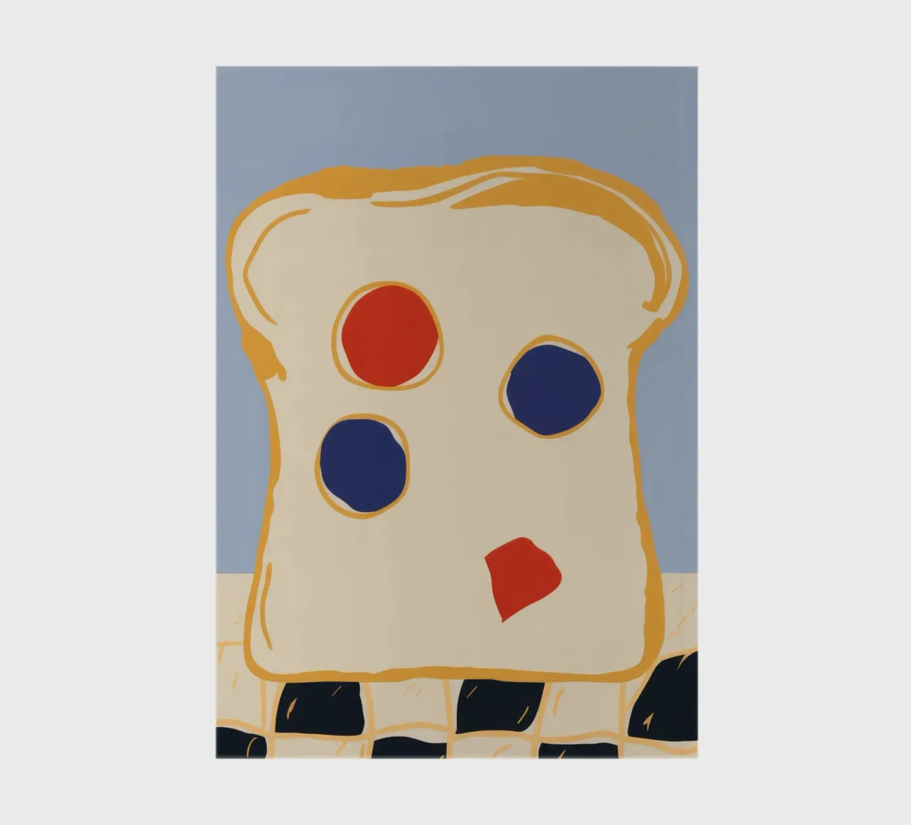 Artistic Breakfast Toast notebook by Frosh Pallete