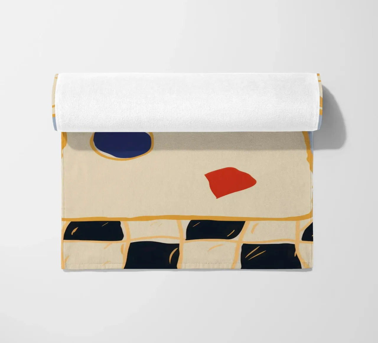 Toast artistico per la colazione telo mare da Frosh Pallete