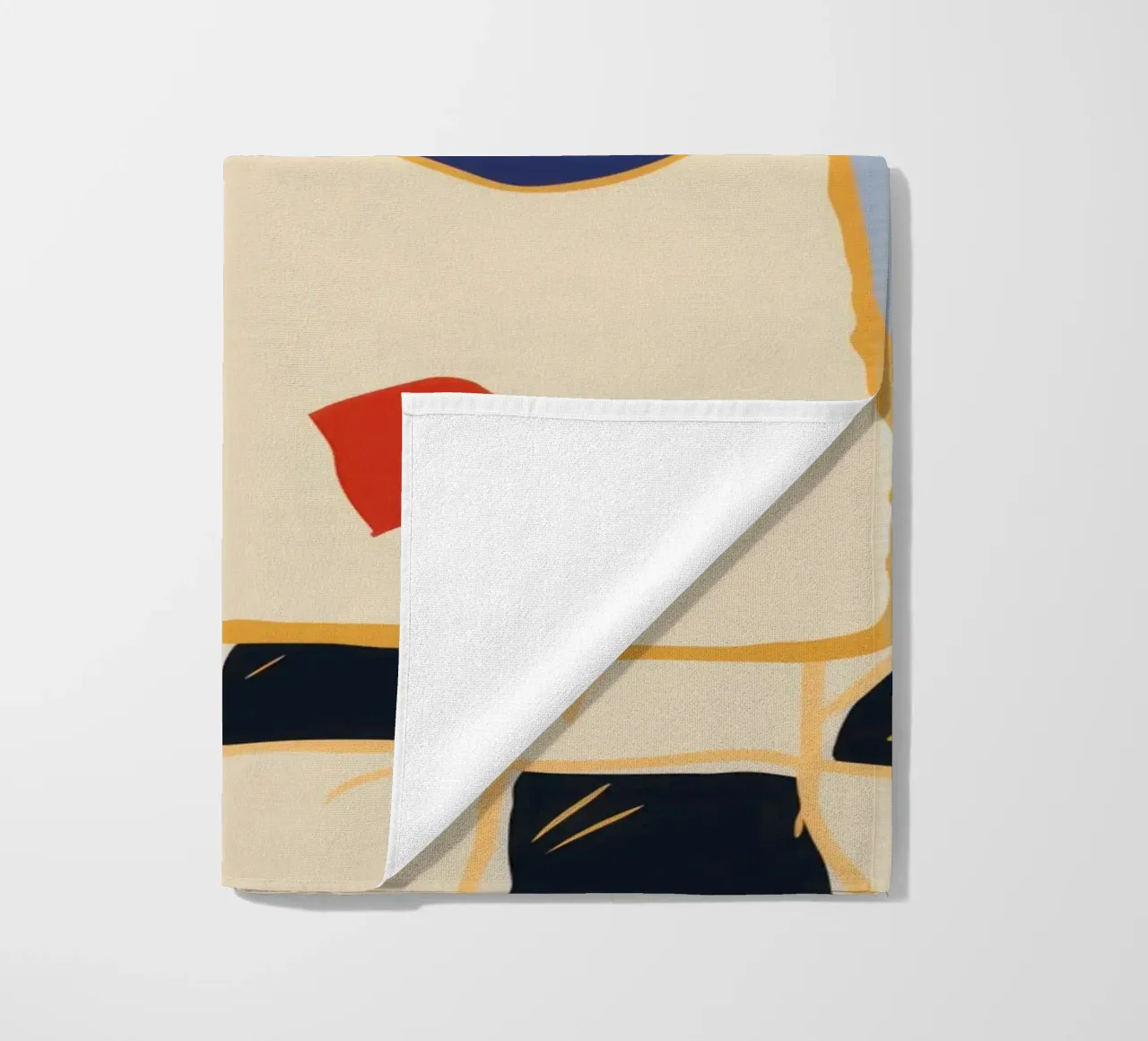 Toast artistico per la colazione telo mare da Frosh Pallete