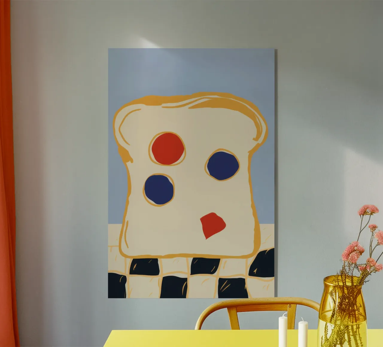 Toast artistico per la colazione plexiglass da Frosh Pallete