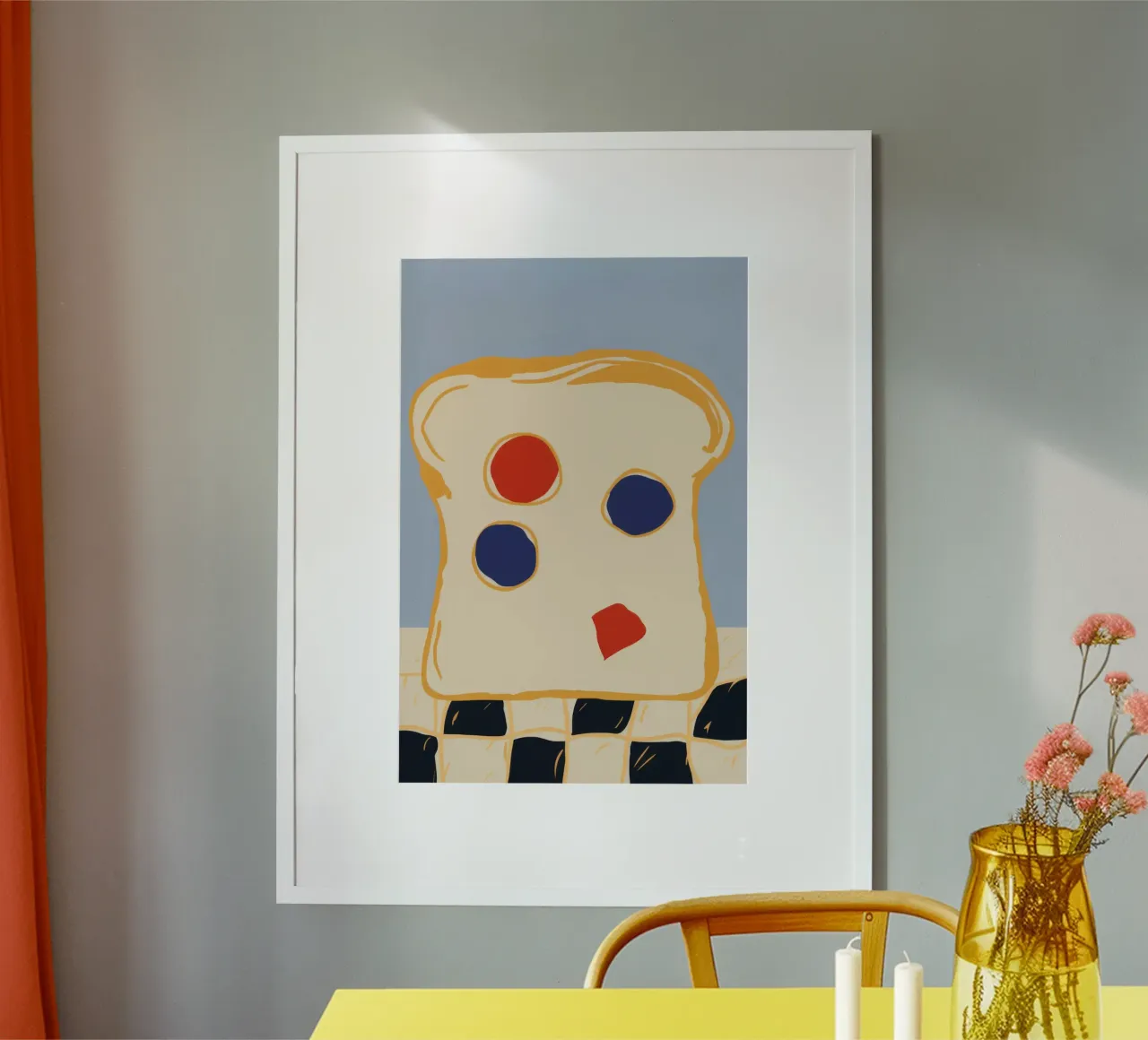 Toast artistico per la colazione carta hahnemühle da Frosh Pallete