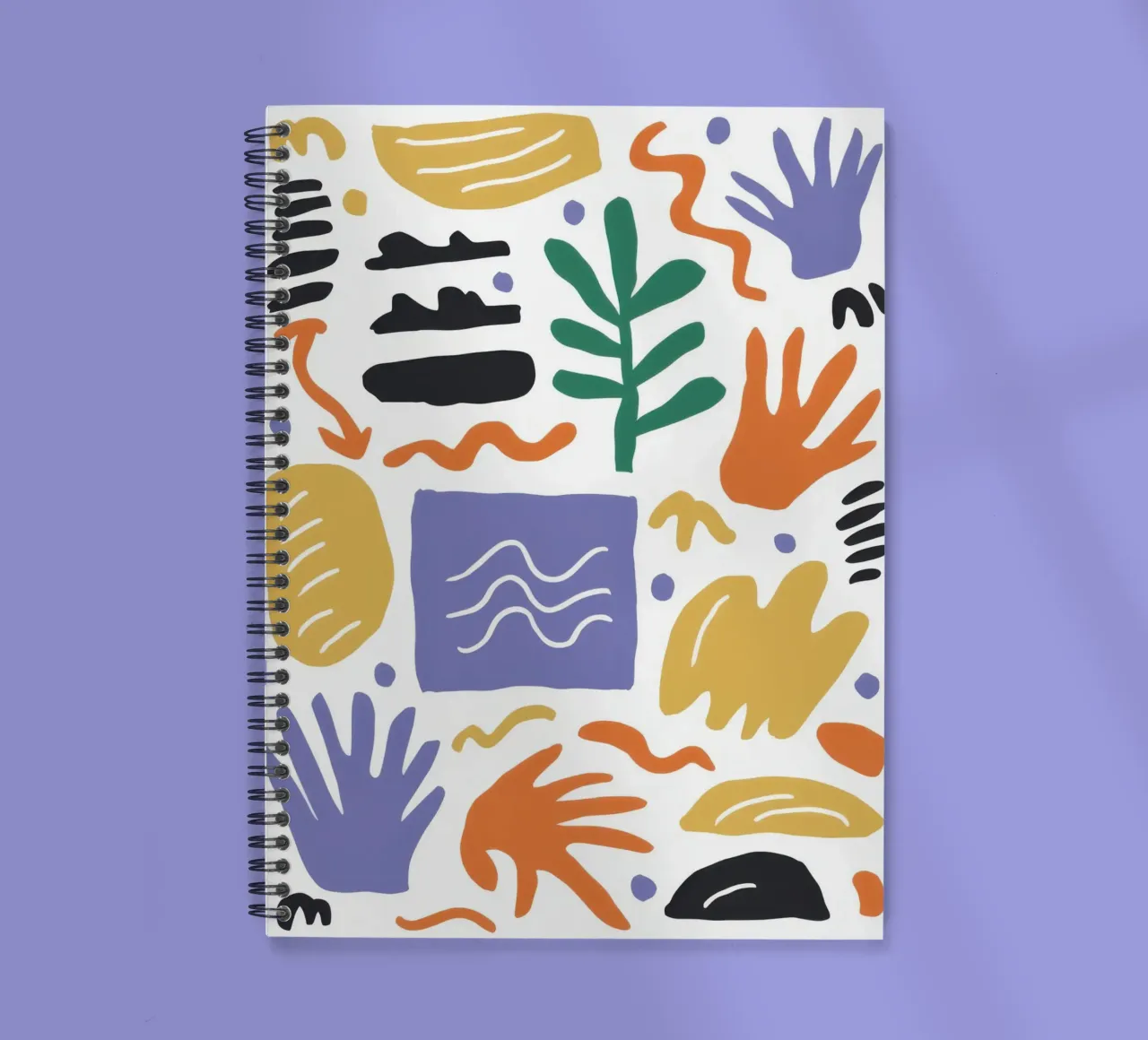 Symbolic Shape Play spiral notebook by Lunar Valentina