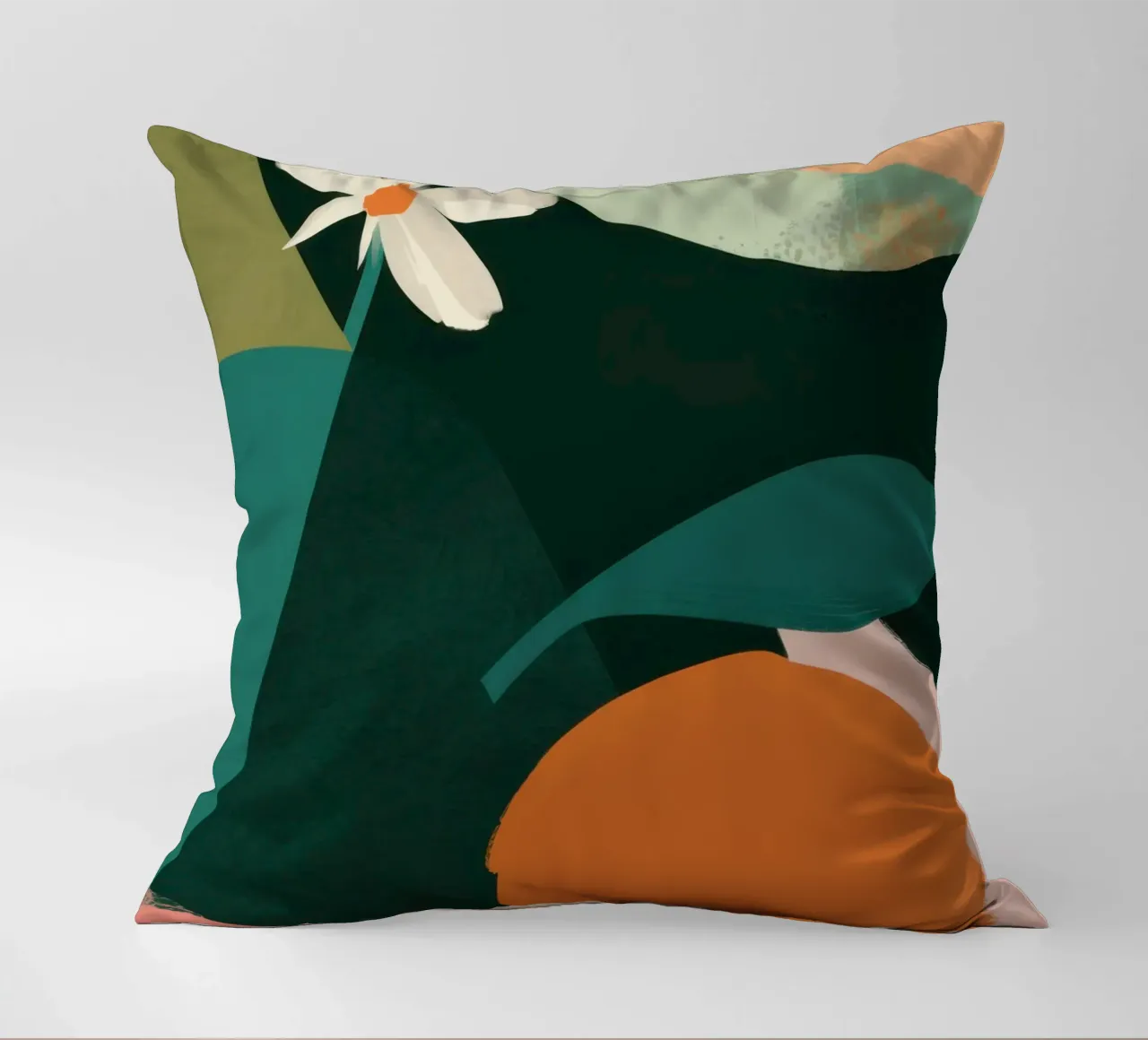 Modernist Still Life decorative cushion by Frosh Pallete