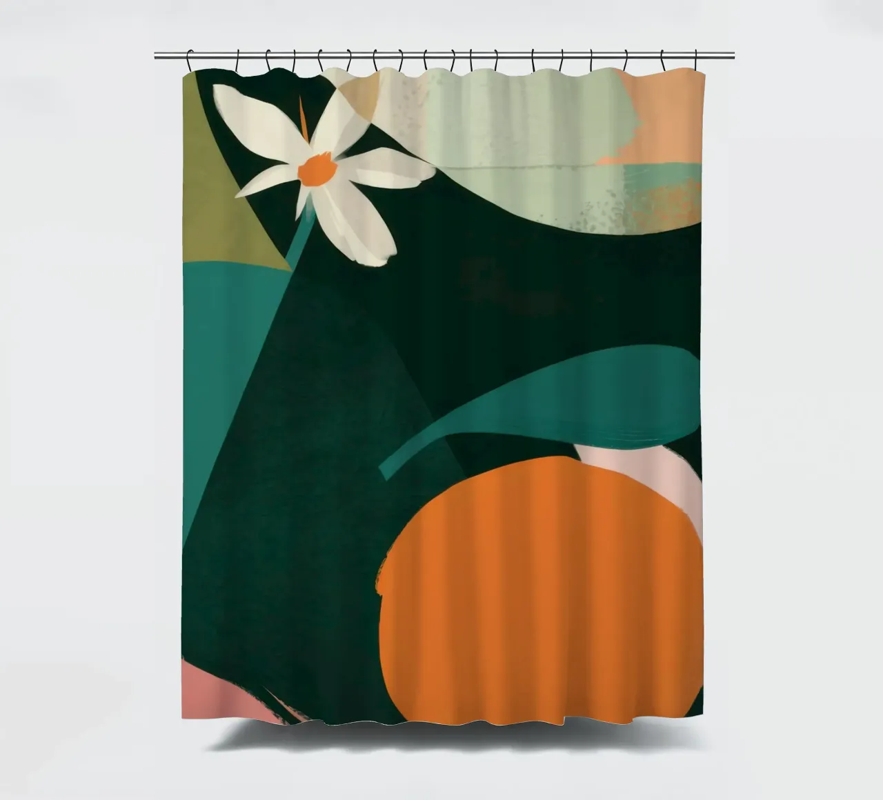 Modernist Still Life shower curtain by Frosh Pallete